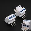 1 Piece 3 Ways Socket Italy Travel Plug Adapter Multi Port Outlet Italian Standard 10A 250V Home Appliances