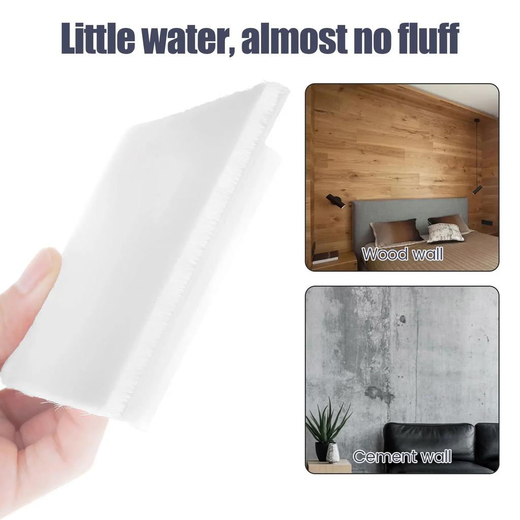 10 st Målningskantverktyg Ersättningsdynor Nylon Täta Borst Hörn Målardynor Resilienta Trim Målningsverktygsdynor för Väggar Tak