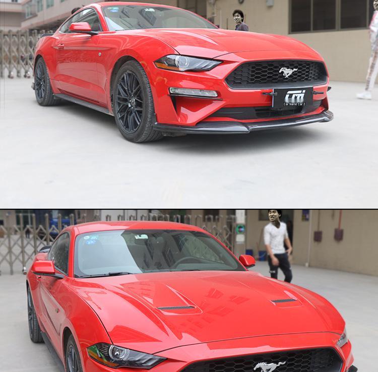 18-23 Mustang Cervini's Carbon Fiber Front Lip & Body Kit