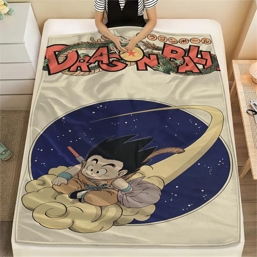 Dragon Ball Characters Print Flannel Blanket,High Quality Comfortable for All Seasons,Home Decor,Warmth and Comfort,Perfect for Christmas Gifts