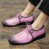 Dress Shoes for Men Gradient Men's Leather Business Formal Oxfords Footwear British Formal Shoes Man Loafers Zapatos Hombre