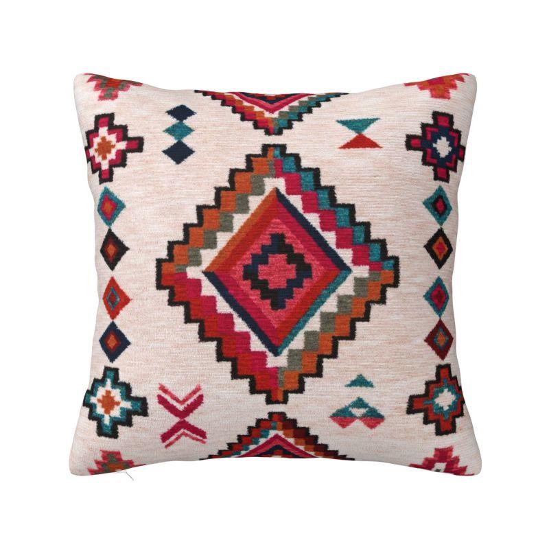 Custom Oriental Traditional Moroccan Turkish Style Pillow Decoration Luxury Bohemian Cushion Decoration Salon Square Pillowcase