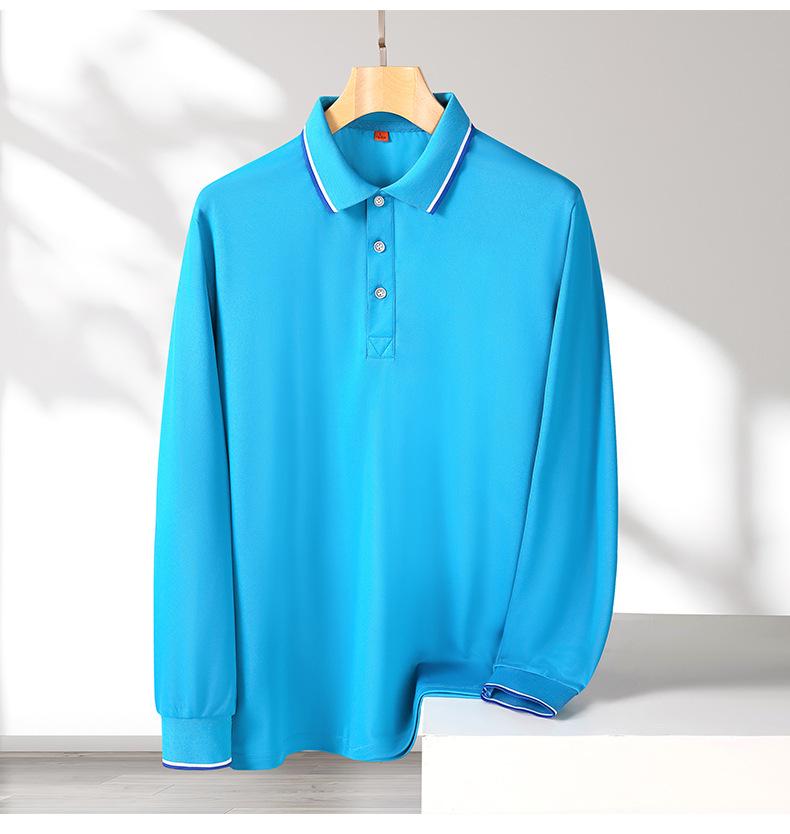Polo Shirt with Custom Logo, Long-Sleeve, Autumn/Winter, Cultural Ad Shirt