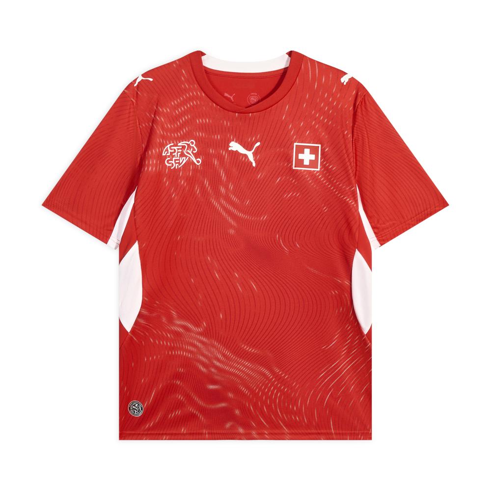 

Puma FW25 Switzerland Home Fan Version Moisture-Wicking Ultra-Lightweight Sports Short Sleeve Football Jersey Men jersey 783218-01 XXL
