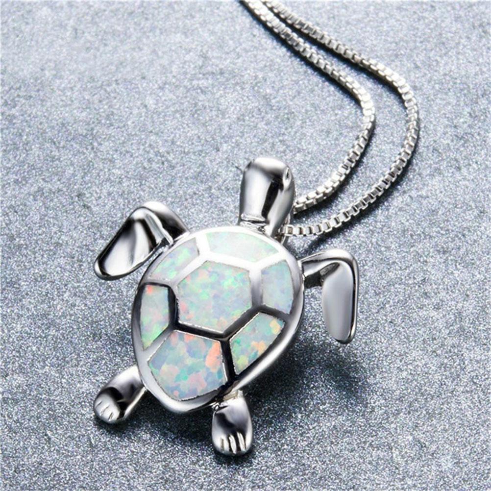 Women Animal Necklace Charm Cute Sweater Necklace Turtle Pendant Necklace Ornament for Women Girls