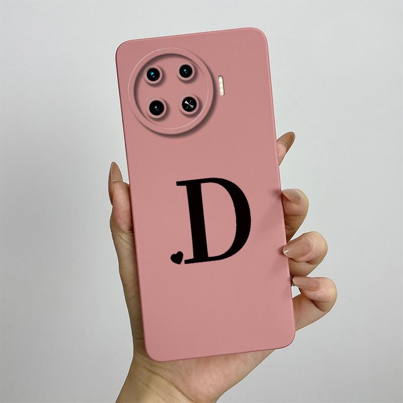 For Tecno Spark 20 Pro+ Case Tecno Spark 20 Pro Plus Phone Case KJ7 Cute Letters Camera Protection Square Liquid Silicone Cover