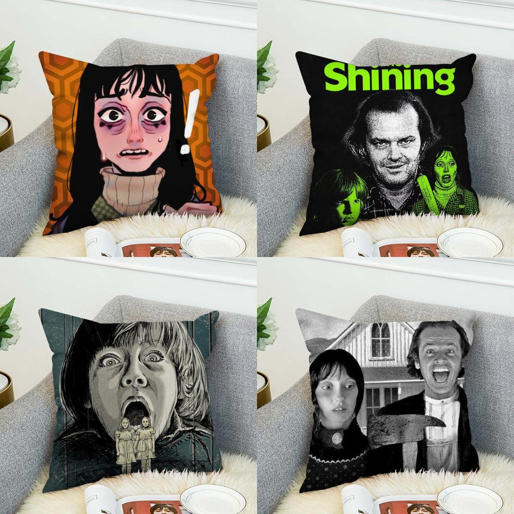 Movie The SShining Pillow Case For Car Sofa Decorative Home Doublesided Print Plush Square Throw Pillow Cushion Cover