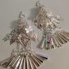 Retro Ethnic Style Handmade Fringed Earrings Temperament Miao Versatile Hanfu Long Earrings Bride Jewelry