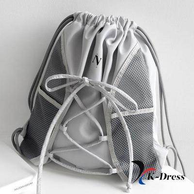 Nylon Net Mesh Gym Sack Backpack (2 Colors)