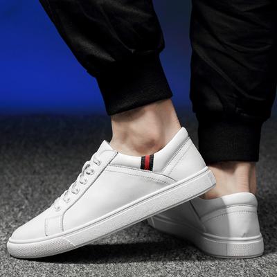 Fashion Men Shoes Skateboard Shoes Casual Brand Footwear Genuine Leather Flat Shoes Men Non-Slip Walking Flats Men Sneakers Soft Sole
