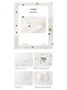 Women's Slim Fit White Polka Dot Lace Thermal Long-Sleeve Top
