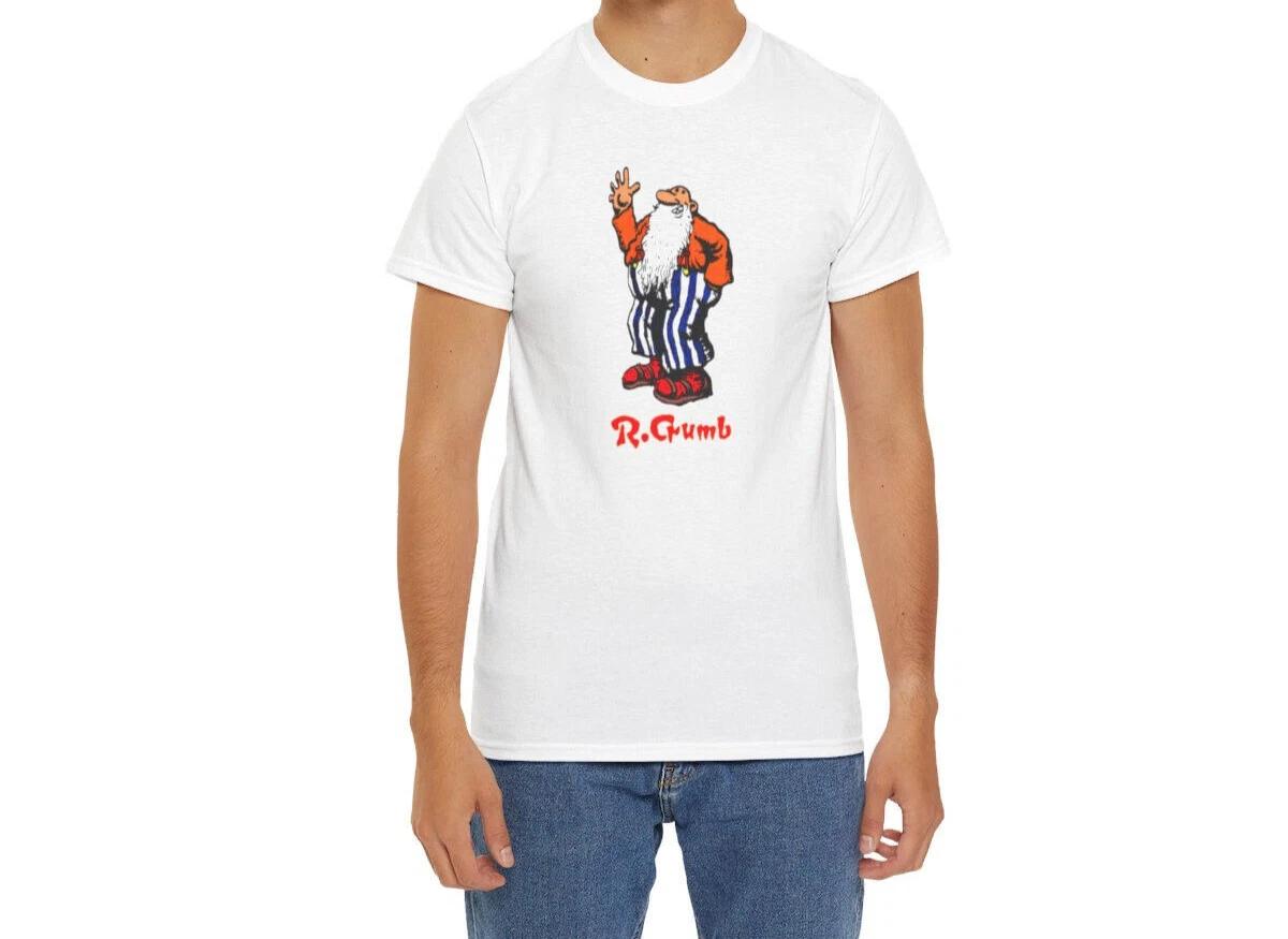 Men s and Women s T-shirts Mr. natural r. crumb comics white heavy cotton XL