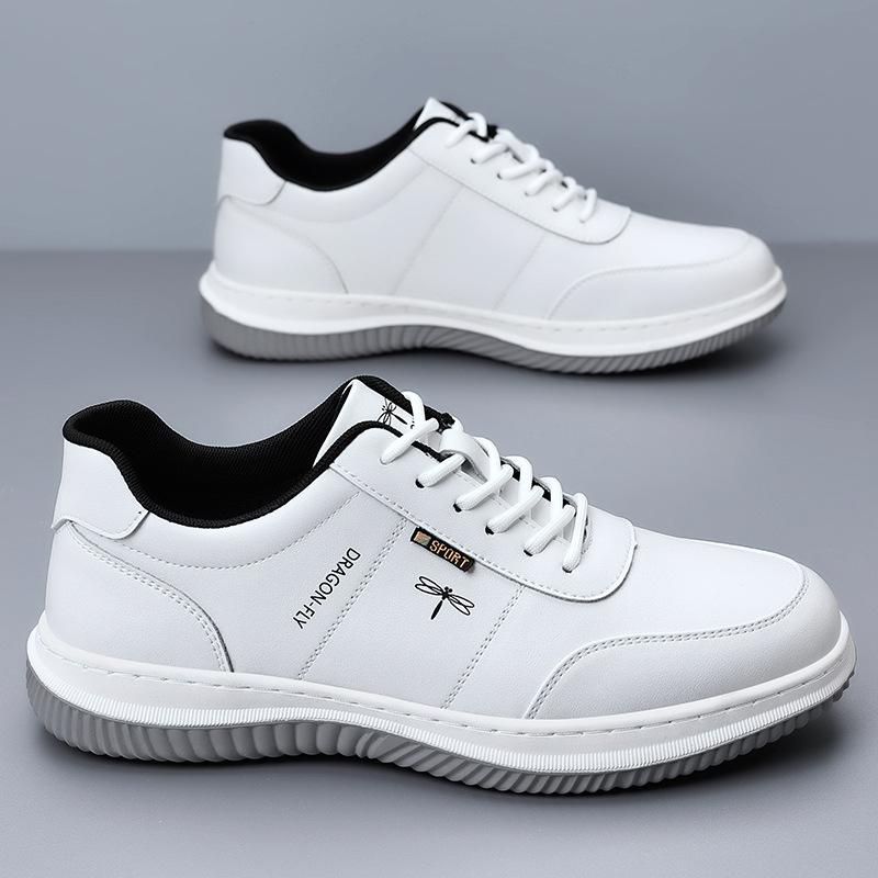 Ανδρικά παπούτσια 2025 νέα ανδρικά casual δερμάτινα παπούτσια ανδρικά παπούτσια χαμηλού τοπ φοιτητικά ευέλικτα παπούτσια τρεξίματος