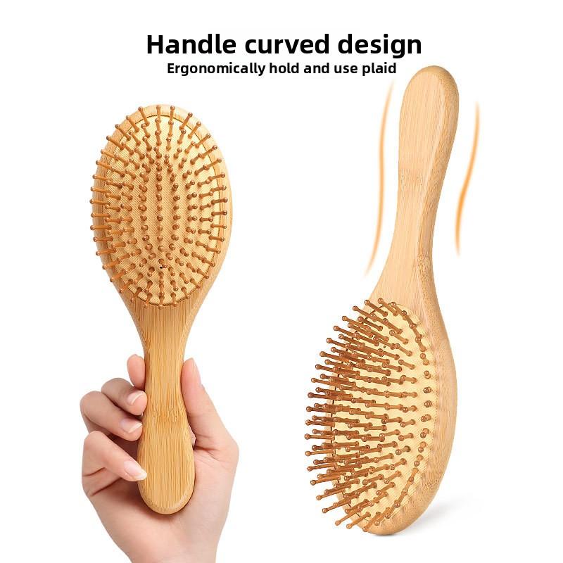 Nanzhu Air Cushion Massage Comb Large Board Solid Wood Comb Tooth Comb Massage Smooth Hair Anti-static Airbag Comb Care Straight Hair Comb