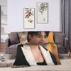 Song Kang my demon actor   Blankets  Camping Flannel Throw Blanket For Living Room Super Warm Design Quality Bedspread Gift
