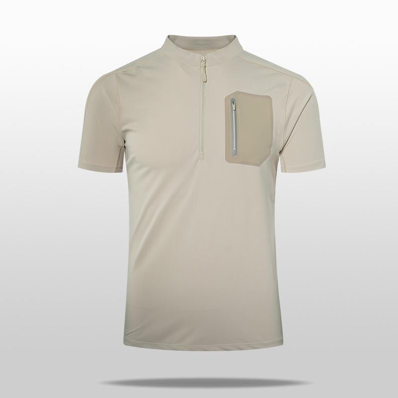 Men s Cooling Seamless Quick-Dry Loose Fit Pocket T-Shirt, Breathable Plus Size Sports Top M