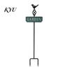 Metal Ground Anchors for Plants Retro Bird Garden Stake, Sign Rustic Heavy Duty Piles Yard Decoration with Stake Flower Bed, Lawn Vintage Style Stakes