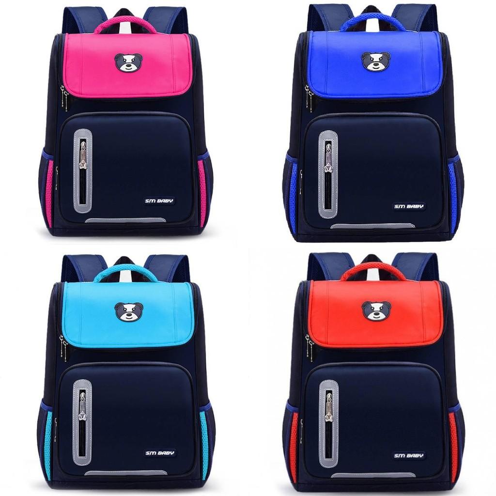 Bear Printing Backpack Schoolbag Large Capacity Store Books Bags Kids Gifts