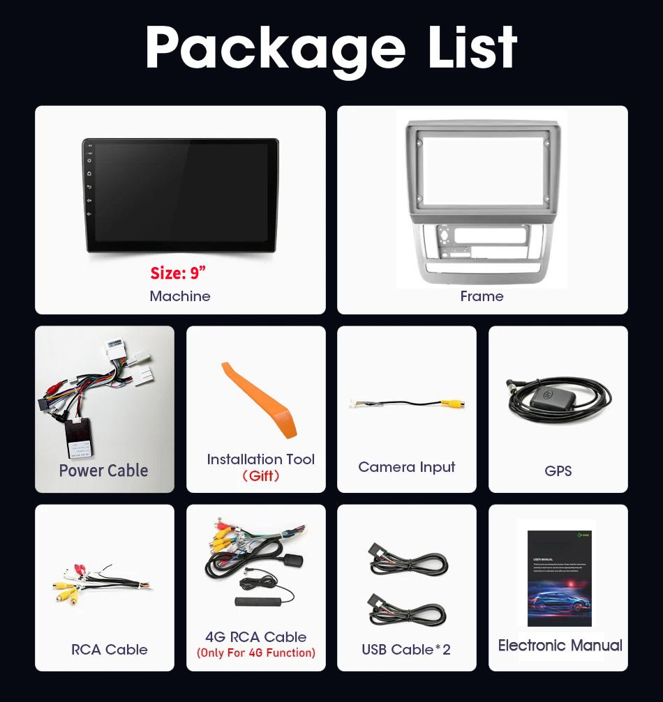 Android Auto For Toyota Alphard 2003 -2007 Car Radio Stereo Unit Multimedia Android 13 Video Player 4G Wifi GPS Wireless Carplay