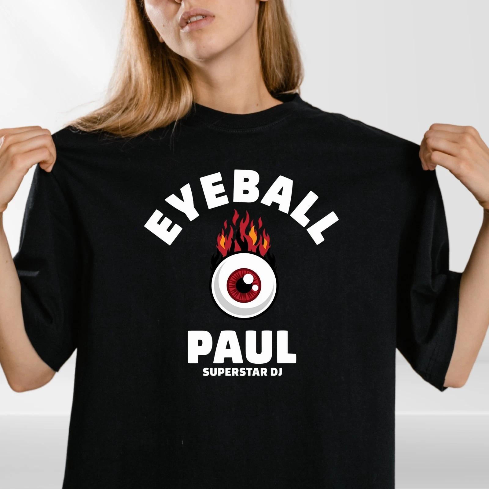 Eyeball Paul - Mens Ringer - Kevin Perry TV Ibiza Comedy Music Funny XXXL