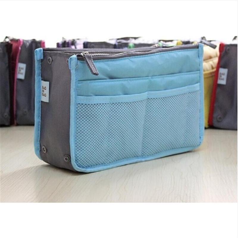 Large Storage Bag Travelling Bag Insert Liner Cosmetic Bag Hot Women Purse Handbag Organizer Travel
