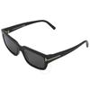Tom Ford Ezra Smoke Rectangular Unisex Sunglasses Ft1075 01a 54