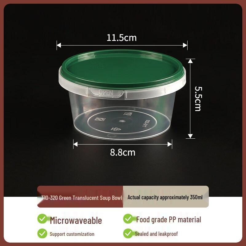 Round Disposable Plastic Bowl