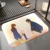 Sweet S-Horimiya Floor Mat Diatomite Bath Mat, Quick Dry Absorbent Non-Slip Door Mat