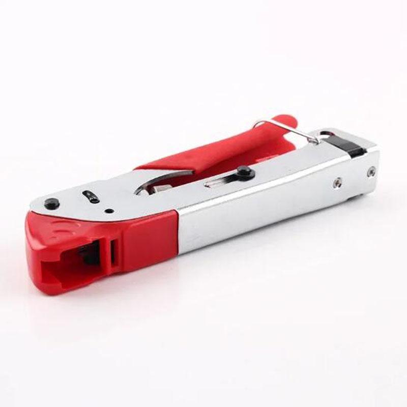 Tăietor Cablu Coaxial F Rg6 Rg58 Rg59 Cablu Coaxial Articulație Antiderapantă Clește de Sertizare Instrumente de Instalare Cablu TV Clește de Conectare