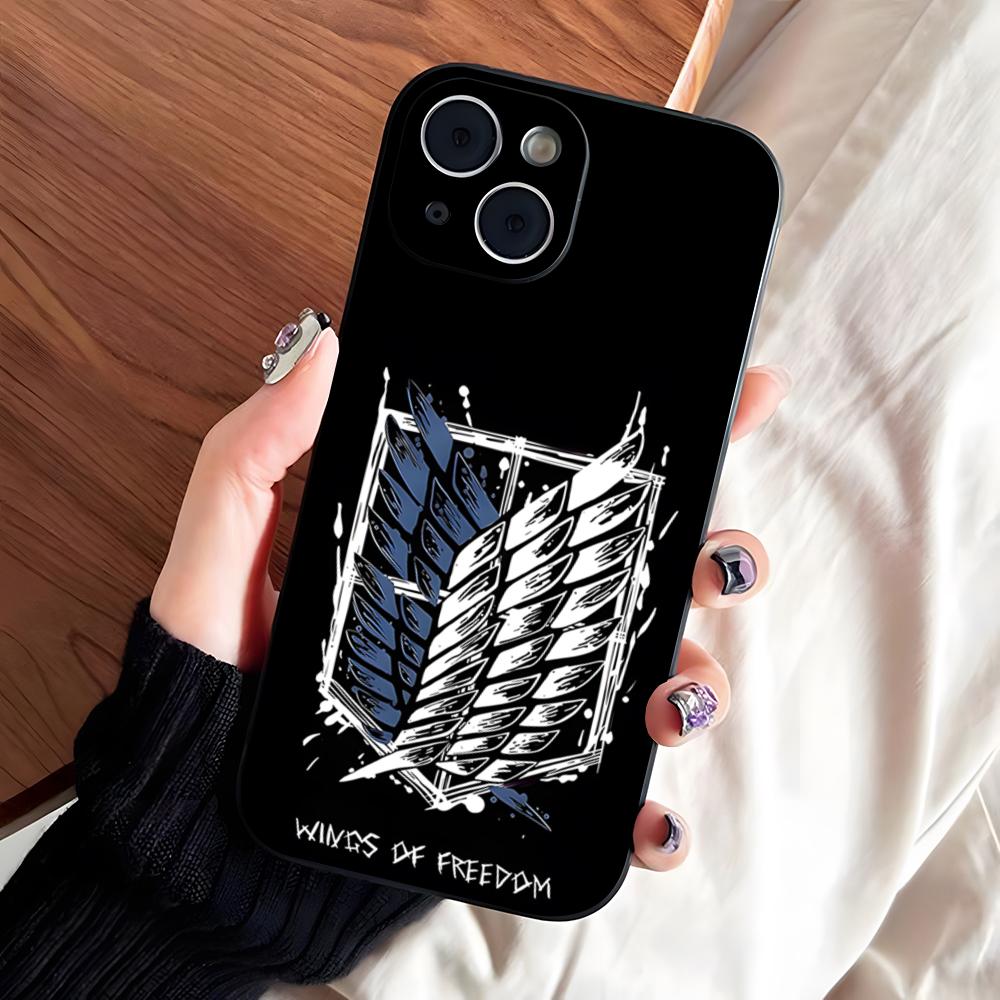 Attack On Titan Phone Case For IPhone 17 Pro Max 16 15 14 Pro Max 13 11 X Xs Xr 8 7Plus Silicone Cover