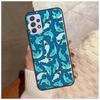 Cartoon Sharks Case For Samsung Galaxy A14 A34 A54 A12 A22 A32 A42 A52 A13 A23 A33 A53 A50 A51 A71 Cover