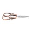 Sewing Scissors Portable Vintage Stainless Steel Embroidery Crafting Threading Scissors Copper