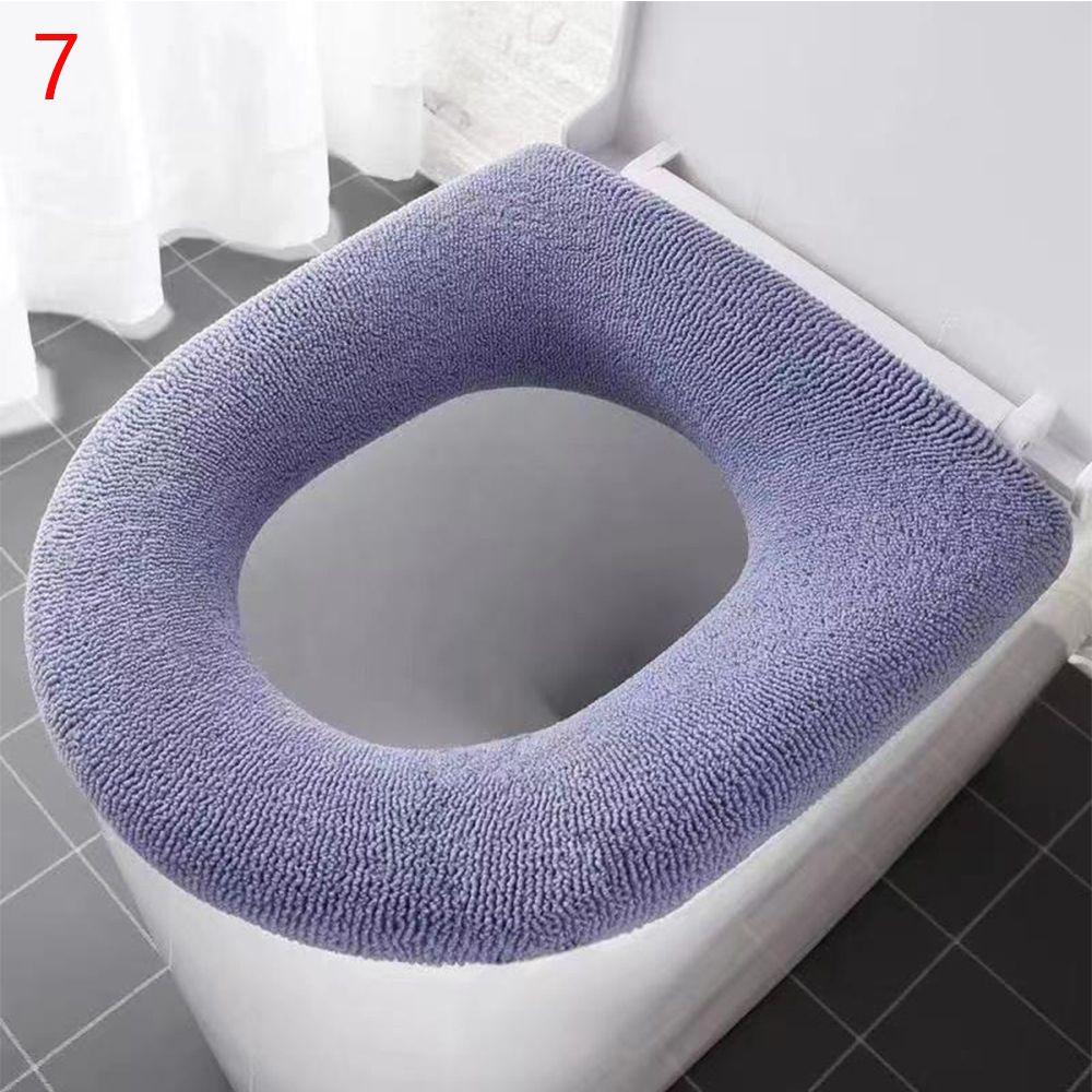 Weicher Wärmer Waschbarer Toilettensitzbezug Closetsitzmatte Kissenpolster