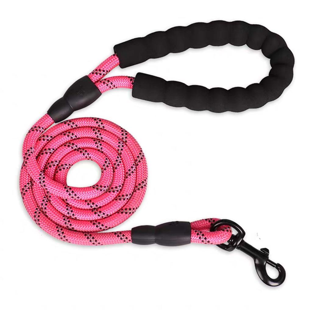 Dog Leash, Night-time Outdoor Glowing Dog Walking Leash, Explosion-proof, Shock-resistant, Wear-resistant Nylon Dog Leash