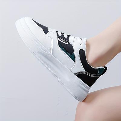 Women Color Blocking Chunky Sneakers 2025 Lightweight Anti Slip Sports Shoes Comfortable Low Top Outdoor Women Shoes