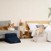 EHEYCIGA Dog Stairs, Steps, Pet Stairs, Dog Steps, Dog Ramp, High-Density, Non-Slip, Stable, Removable Cover, Washable, Suitable for Small Dogs (Beige