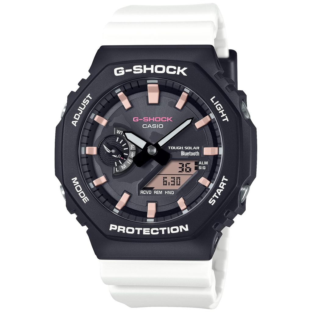 [Casio] G-Shock Men's Watch Charles Darwin Foundation Collaboration, Tough Solar, Biomass Plastic, Bluetooth, White GA-B2100CD-1A7JR