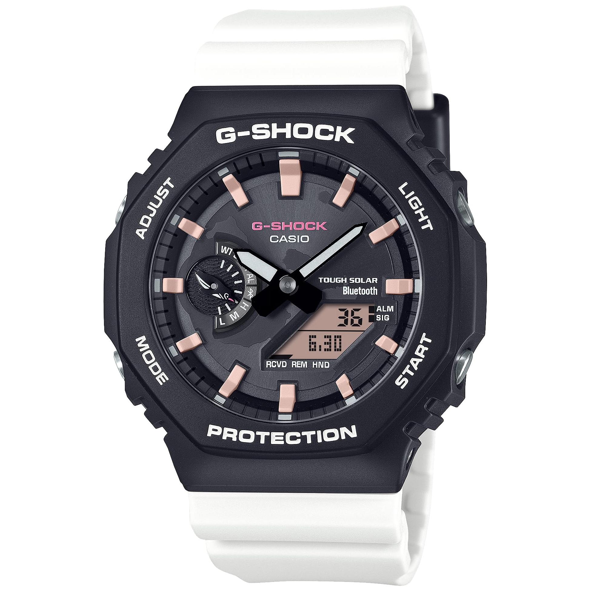 

[Casio] G-Shock Men s Watch Charles Darwin Foundation Collaboration, Tough Solar, Biomass Plastic, Bluetooth, White GA-B2100CD-1A7JR