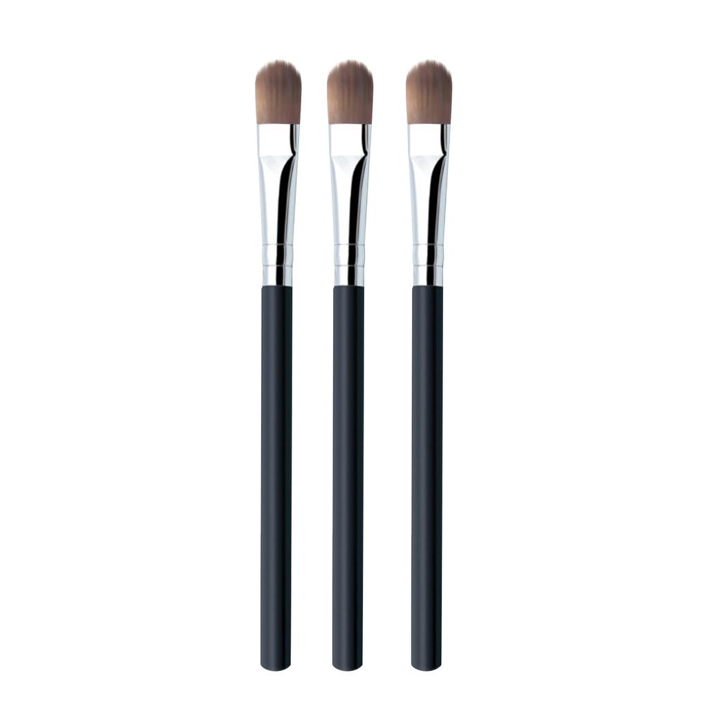 Kurzstieliger Pinsel, Pinsel mit weichen Borsten, Lidschattenpinsel, Lippenpinsel, Tragbare Schönheits- und Make-up-Werkzeuge