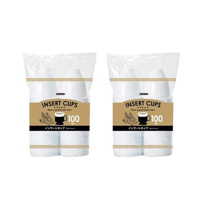 Sunnap Einsatz 200 Tassen Packungen Kaffee Plastik Heiß Büro Einsatzbecher, Ca.. 210ml, (2 100) [Büroeinlagen, Tassen, Kaffee, Typ, IC-100C]