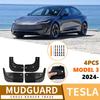 Tesla Model 3 2024 Front and Rear Mudguards for Tires