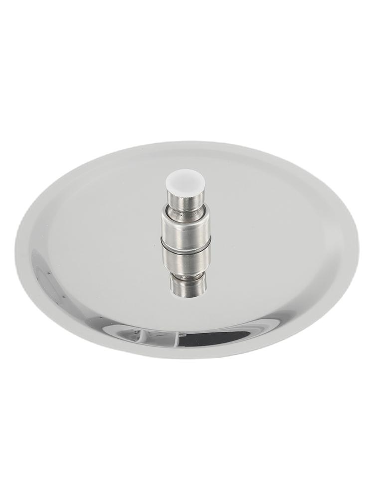 Chrome Shower Head Stainless Steel 20 Cm Silver Ease of Use Long Lasting