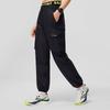 SAUCONY Logo Letter Print Comfortable Casual Loose Woven Cargo Pants Women Pants Black SC1249120A-BK01