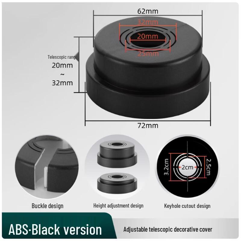 Zhuoma Shower Pipe Split Decorative Covers