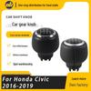 Honda Civic X Leather/Plastic 6-Speed Gear Shift Knob