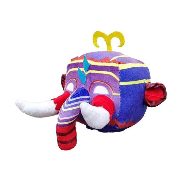 Blox Fruits Plush Playthings Adventure Activity Cartoon Box Plush Playthings Adorable Gentle Stuffed Dolls Children Birth Date Xmas Blox Fruits
