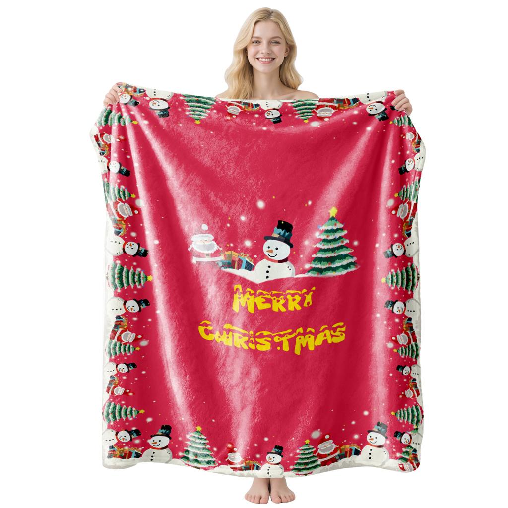 2026 Christmas flannel blanket is universal for all seasons