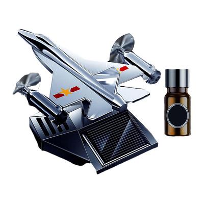 1 pz Deodorante per ambienti solare per auto Decorazione creativa per aerei Mini Profumo per auto Deodorante per ambienti Fragranza per auto Aeroplano Ornamento con olio essenziale