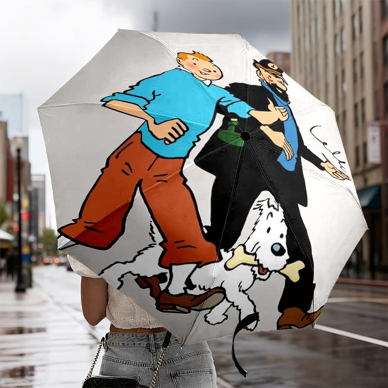 Adventure In The City Umbrella 8-Frame for Travel, Camping, Casual Lightweight Portable Umbrella, Essential for Every Family Holidays Gift