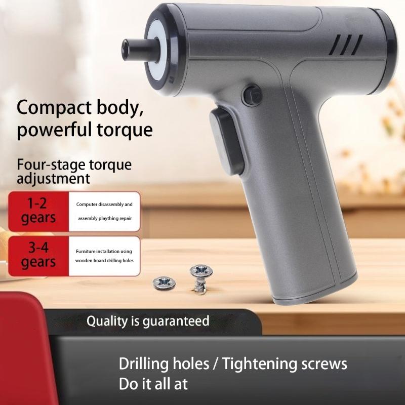 Household Electric Drill Tool Set Effective Electric Drill Set Screwdriver Set With Superior Corrosion Resistance